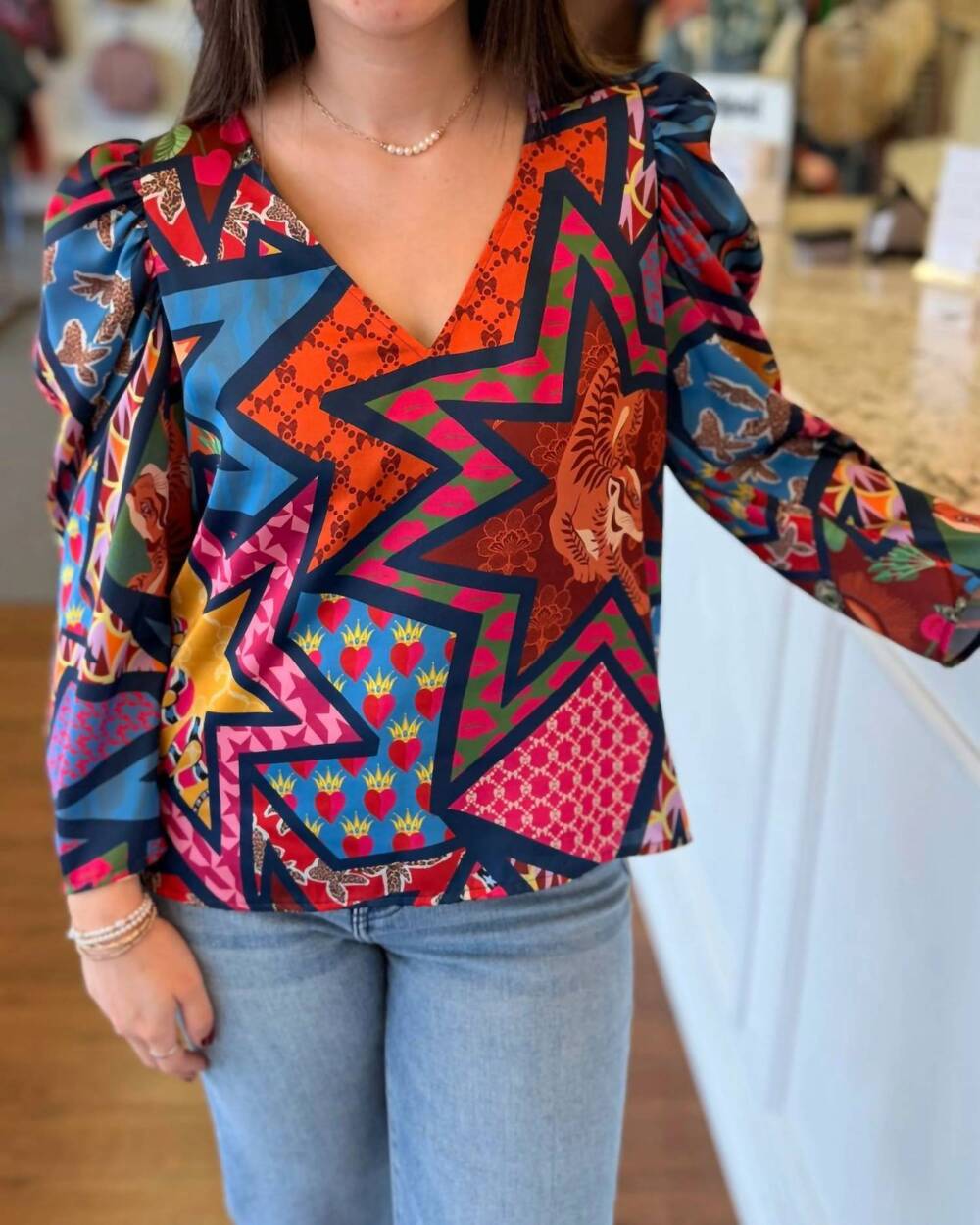 NEW ALDEN ADAIR finley top in star power